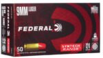 Federal Syntech Range Ammunition 9mm Luger 124 Grain Total Synthetic Jacket - Image 2