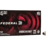 Federal American Eagle Ammunition 45 Colt (Long Colt) 225 Grain Jacketed Soft Point Box of 20