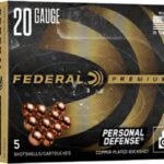 Federal Premium Personal Defense 20 Gauge 2-3/4" #2 Buckshot Ammo 10 Pellets Flitecontrol Wad