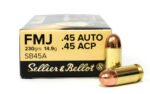 Sellier & Bellot Ammunition 45 ACP 230 Grain Full Metal Jacket - Image 2