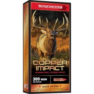 Winchester Copper Impact 300 Winchester Short Magnum Ammo 180 Grain Winchester Copper Impact Polymer Tip Lead