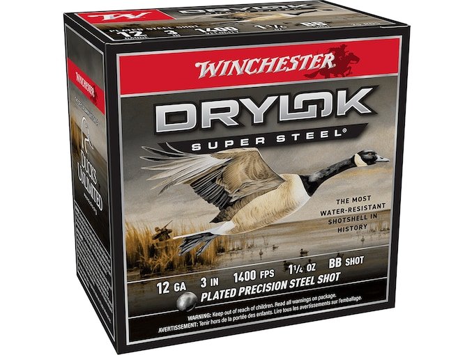 Winchester Drylok Super Steel Magnum Waterfowl 12 Gauge Steel Ammo Winchester Drylok Super Steel Magnum Waterfowl 12 Gauge Steel Ammo - Image 1