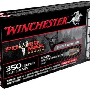 Winchester Power Max Bonded 350 Legend Ammo 160 Grain Bonded Jacketed Hollow Point