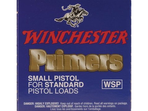 Winchester 1000-primer box - small pistol primers for handgun reloading