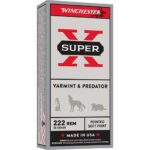 Winchester Super X 222 Remington Ammo 50 Grain Jacketed Soft Point