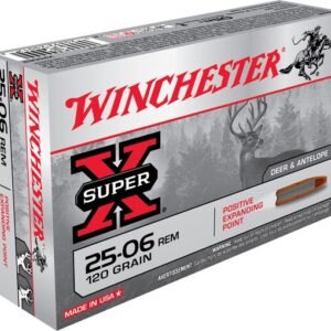 Winchester Super X 25-06 Remington Ammo 120 Grain Jacketed Hollow Point