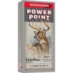 Winchester Super X 7.62x39mm Ammo 123 Grain Winchester Power-Point Jacketed Soft Point