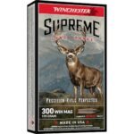Winchester Supreme Long Range 300 Winchester Magnum Ammo 195 Grain Winchester BC Max Polymer Tip