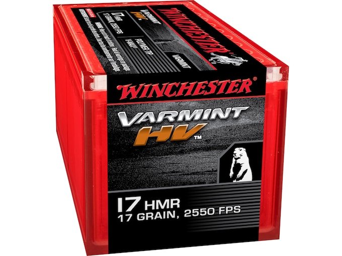 Winchester Varmint High Velocity 17 Hornady Magnum Rimfire (HMR) Ammo 17 Grain Hornady V-Max Polymer Tip Winchester Varmint High Velocity 17 Hornady Magnum Rimfire (HMR) Ammo 17 Grain Hornady V-Max Polymer Tip - Image 1