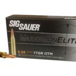 Sig Sauer Marksman Elite Ammunition 223 Remington 77 Grain Open Tip Match