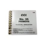 CCI 50 BMG Primers 35 - Box of 500 (5 Trays of 100) - Reliable Large-Caliber Priming for Precision Reloading